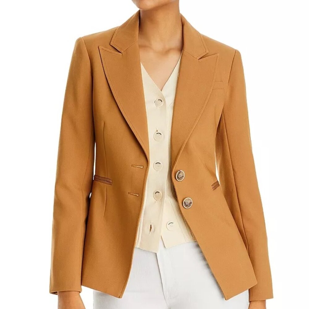 PAIGE Chelsee Two-Button Blazer